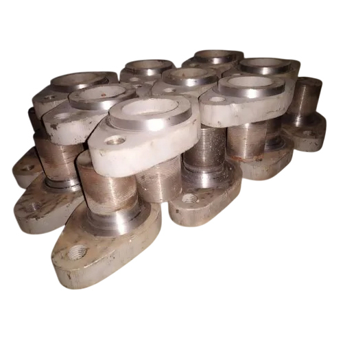 Fixing Flange For Concrete Pump - Color: Silver