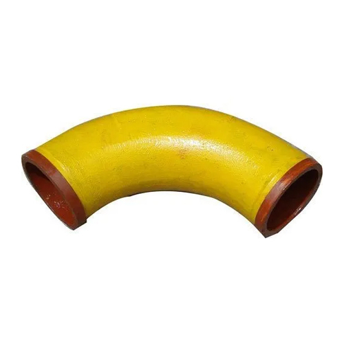 Concrete Pump Pipe Bend - Color: Yellow