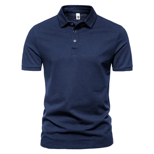 Men Plain T-Shirt - Color: Navy Blue