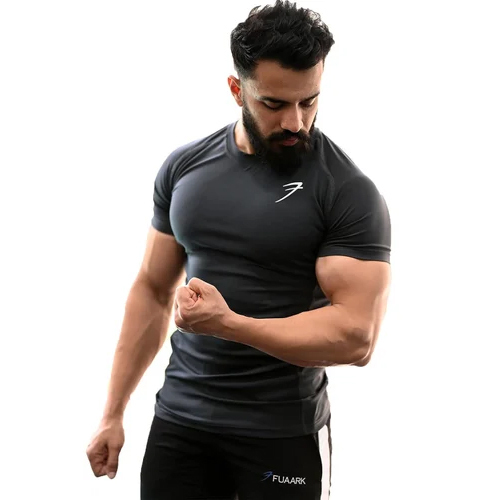 Polyester Gym T Shirt - Color: Multicolor