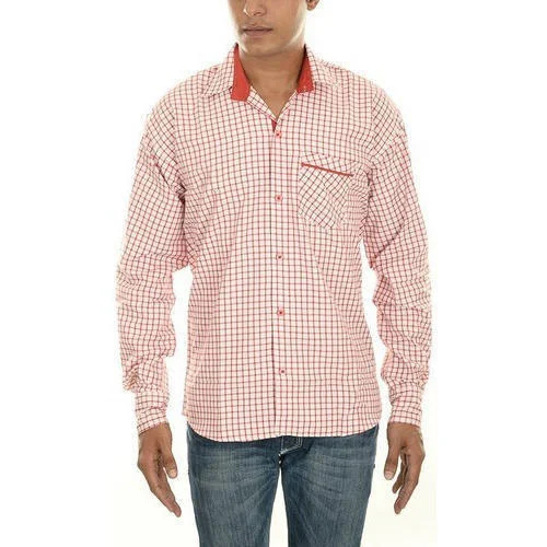 Men'S Designer Check Shirt - Color: Multiple