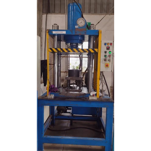 4 Pillar Hydraulic Press - Color: Blue