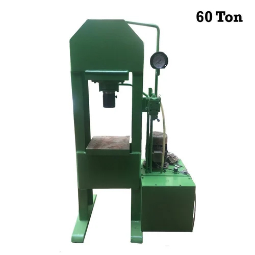 60 Ton H Frame Hydraulic Press - Color: Green