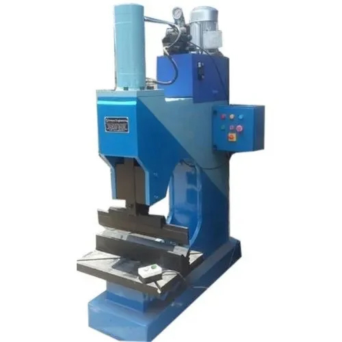 C Type Hydraulic Press - Color: Blue