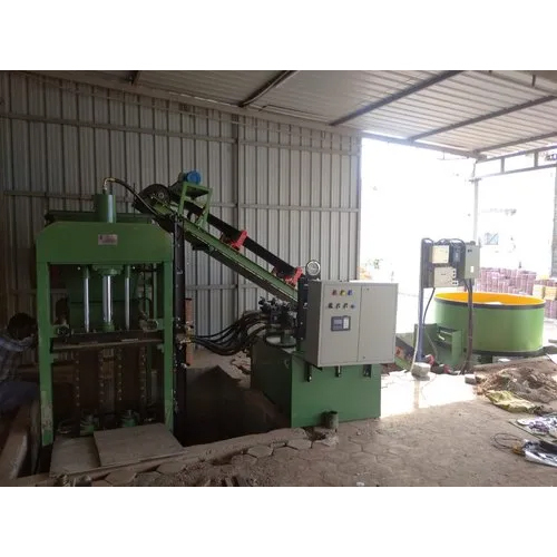 Automatic Twin Station Inter Lock Brick Machine
