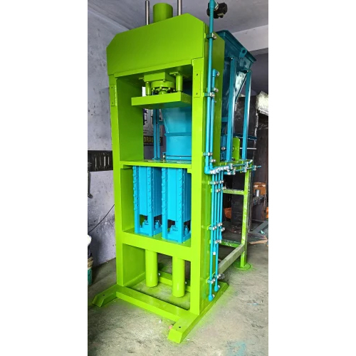 Interlocking Block Making Machine - Color: Multiple