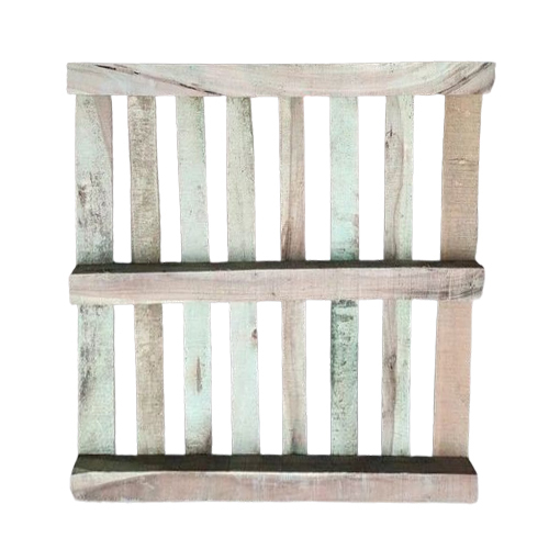 2 Way Hardwood Pallet - Color: Brown