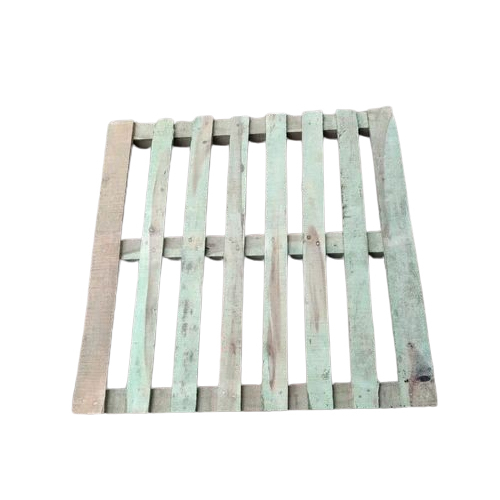 2 Way Hardwood Pallet - Hardwood, 1000 Mm X 1000 Mm, Brown | Robust 1 Tonne Load Capacity, 2-way Design For Easy Handling, Warranty Included