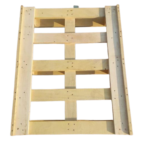 Four Way Wooden Pallets - Color: Brown