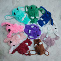 Fur Sling Bag - Color: Multicolor