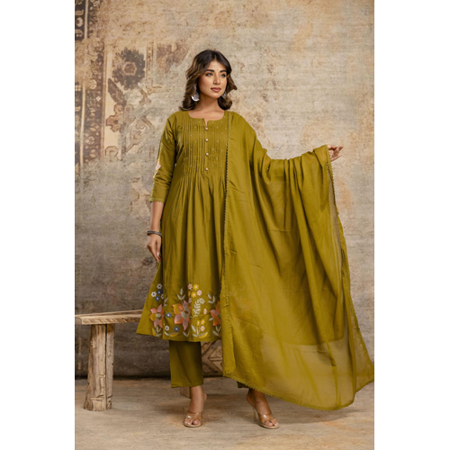Ladies Suit Pant With Dupatta - Design: Modern