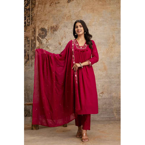 Ladies Anarkali Suit - Design: Modern