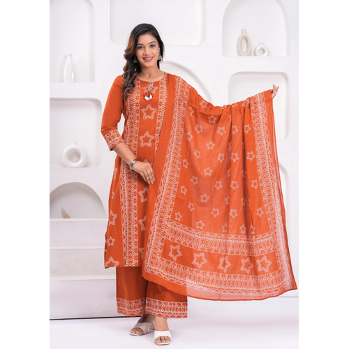 Ladies Suit With Plazo Dupatta