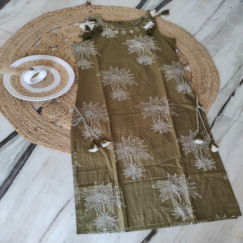 Ladies Printed Half Sleeve Kurti