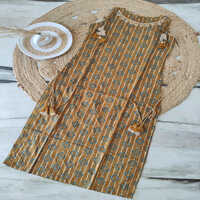 Ladies Printed Half Sleeve Long Kurti