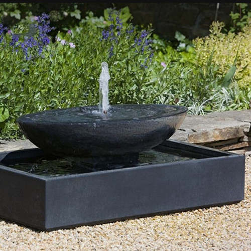 Rajsthan Block Stone Fountain - Color: Black