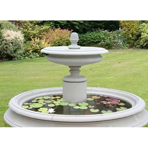 Italian Marble Fountain - Color: White