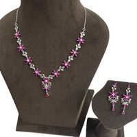925 Silver Necklace Set - Gender: Women