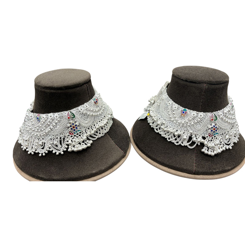 Ladies Silver Anklet - Gender: Women