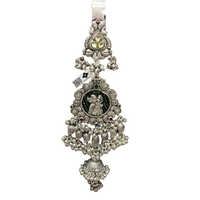 Pure Silver Oxidised Chabi Challa - Gender: Women