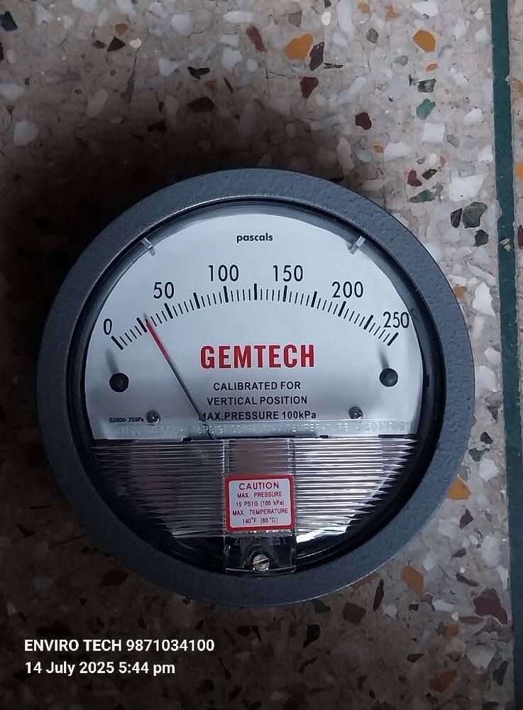 GEMTECH DIFFERENTIAL PRESSURE GUAGE FORM KARNATAKA