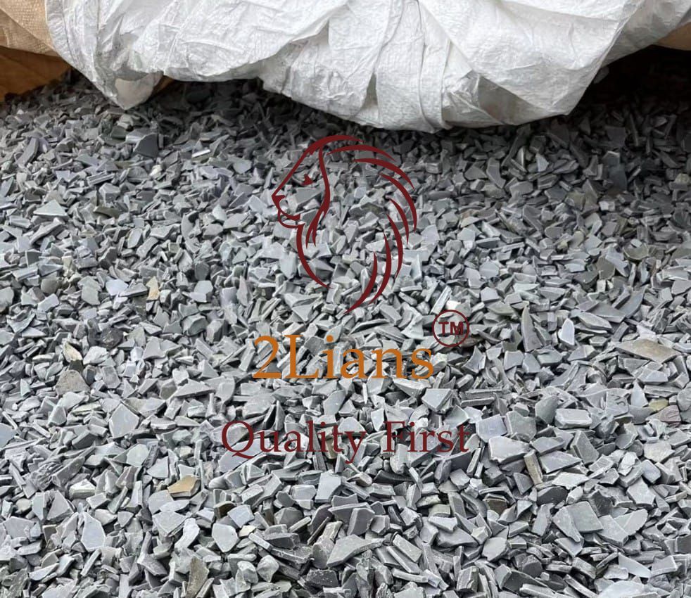 PVC  Pipe Regrind  Gray color scrap