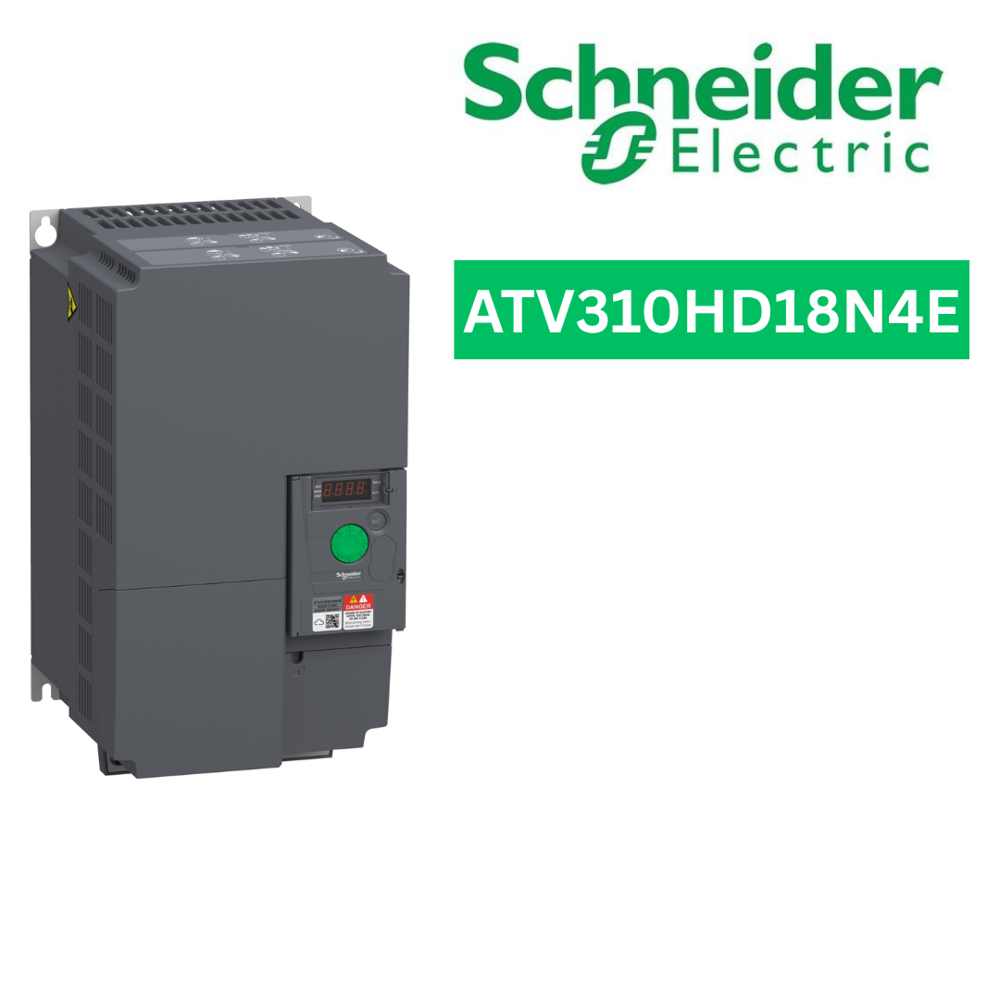 ATV310HD18N4E-variable speed drive, Easy Altivar 310, heavy duty, 18.5kW, 25hp, normal duty, 22kW, 30hp, 380 to 460V, without EMC