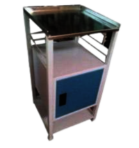 Bed Cabinet - Color: Silver