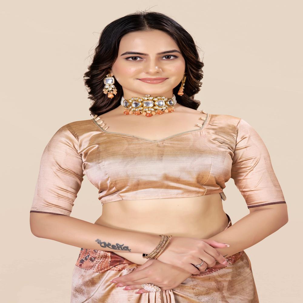 Abstract Printed Saree