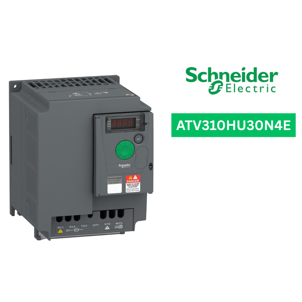 ATV310HU30N4E-variable speed drive, Easy Altivar 310, heavy duty, 3kW, 4hp, normal duty, 4kW, 5hp, 380 to 460V, without EMC