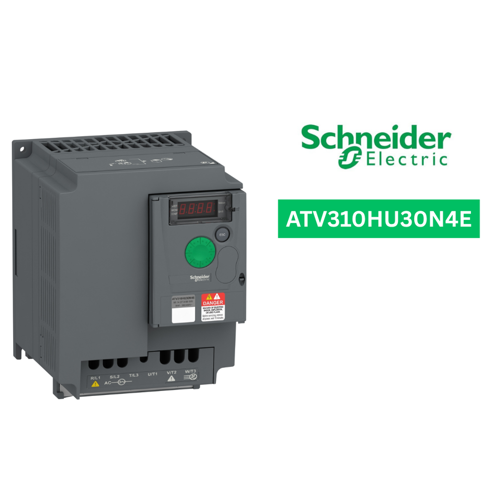ATV310HU30N4E-variable speed drive, Easy Altivar 310, heavy duty, 3kW, 4hp, normal duty, 4kW, 5hp, 380 to 460V, without EMC