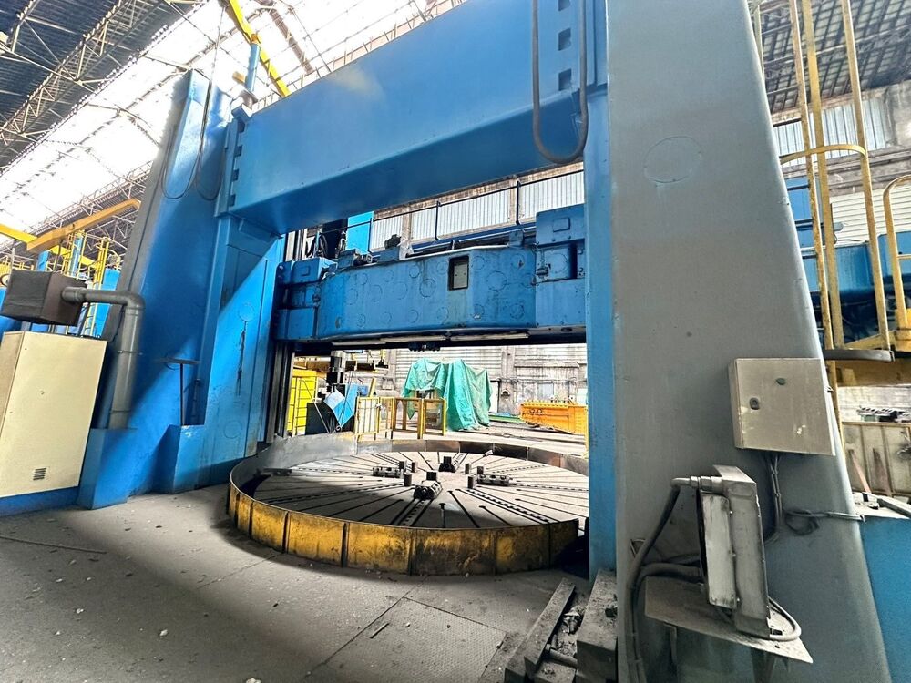 01_6500mm x 3500mm Schiess Heavy Duty CNC VTL Machine