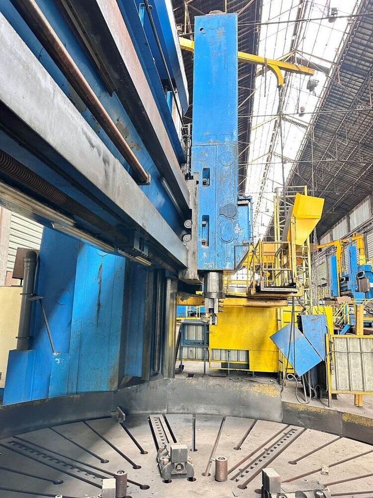 01_6500mm x 3500mm Schiess Heavy Duty CNC VTL Machine