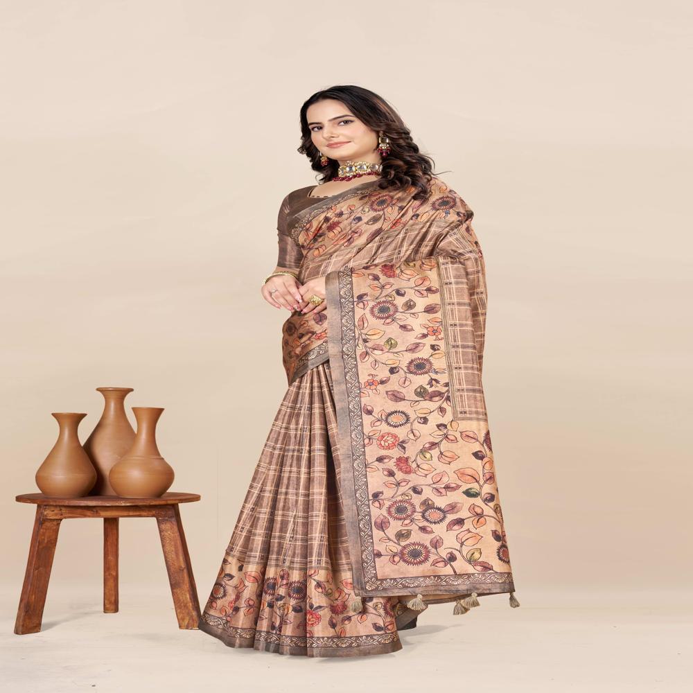Women Floral Printed Saree