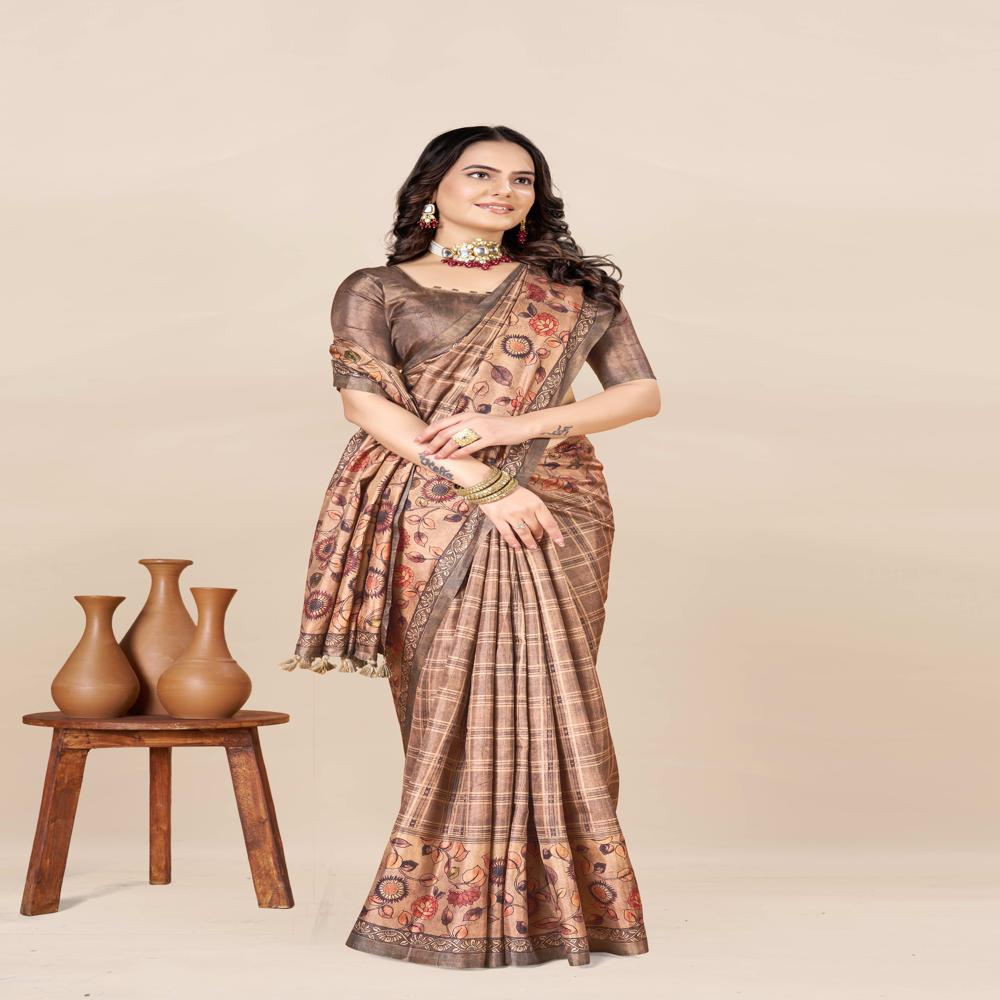 Women Floral Printed Saree