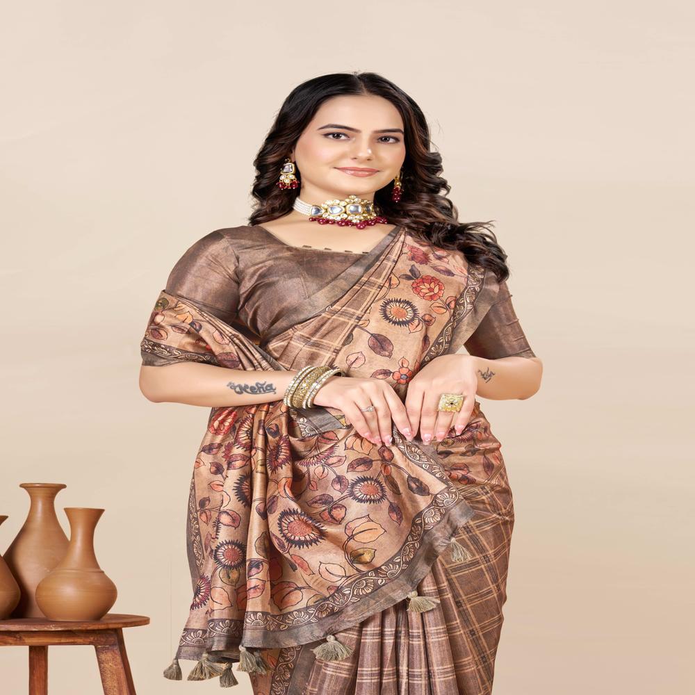 Women Floral Printed Saree