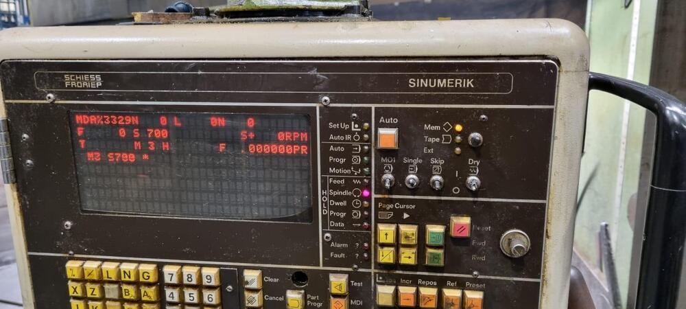 4000 mm x 2500mm Schiess CNC VTL Machine