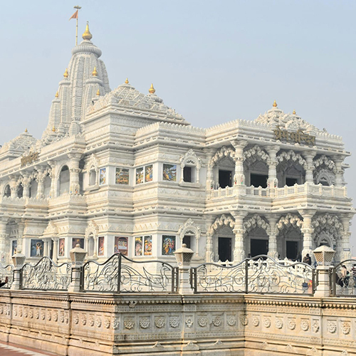 आउटडोर मार्बल मंदिर