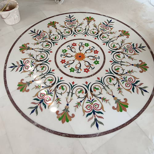 Stone Carving Inlay Flooring