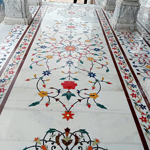 Stone Carving Inlay Flooring - Color: Multi Colors