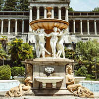 Statue Marble Fountain