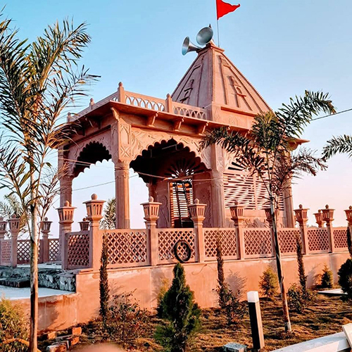 High Quality Stone Temple - Color: Red