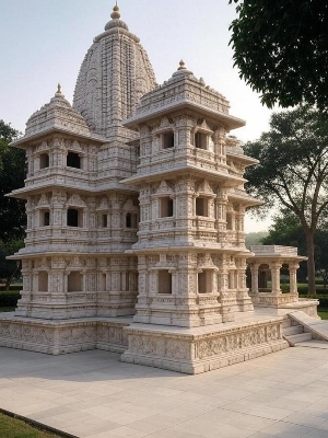 Customized Stone Temple - Color: Red