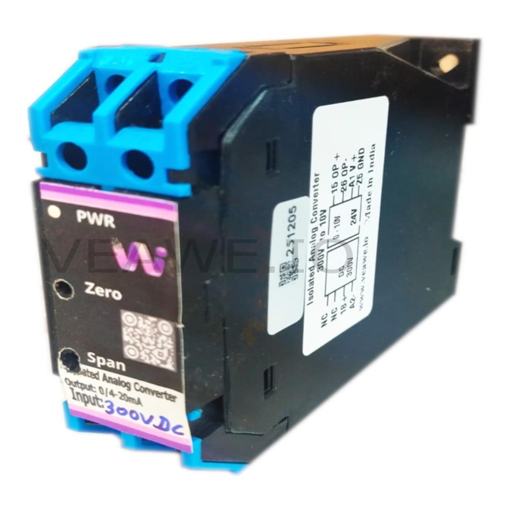 Isolated Analog Signal Converter 300v To 10v - Color: Black