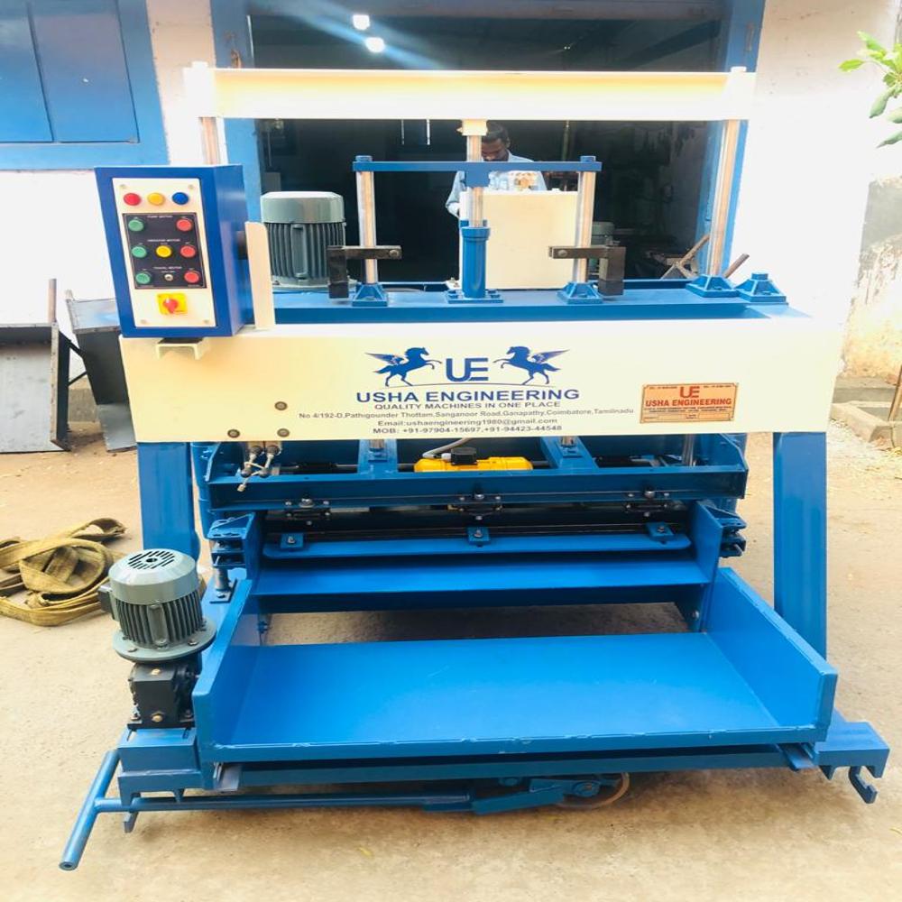Hollow Solid Brick Making Machine - Color: Blue