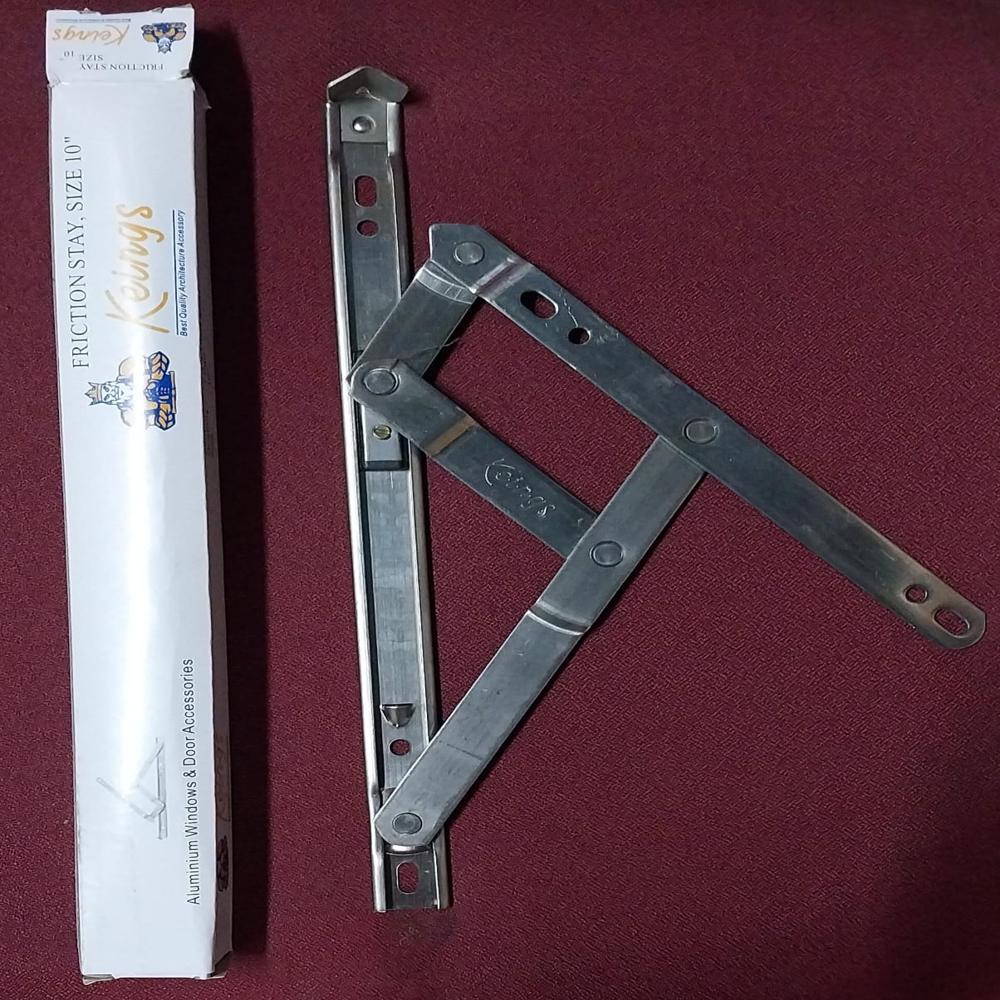 Ss Wind Break Arm Safety Stay - Stainless Steel, 12x12 Inches, Silver Color | Durable For Industrial Use, Corrosion Resistant, Weatherproof