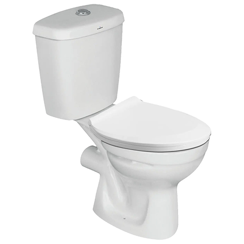 Two Piece Toilet - Color: White