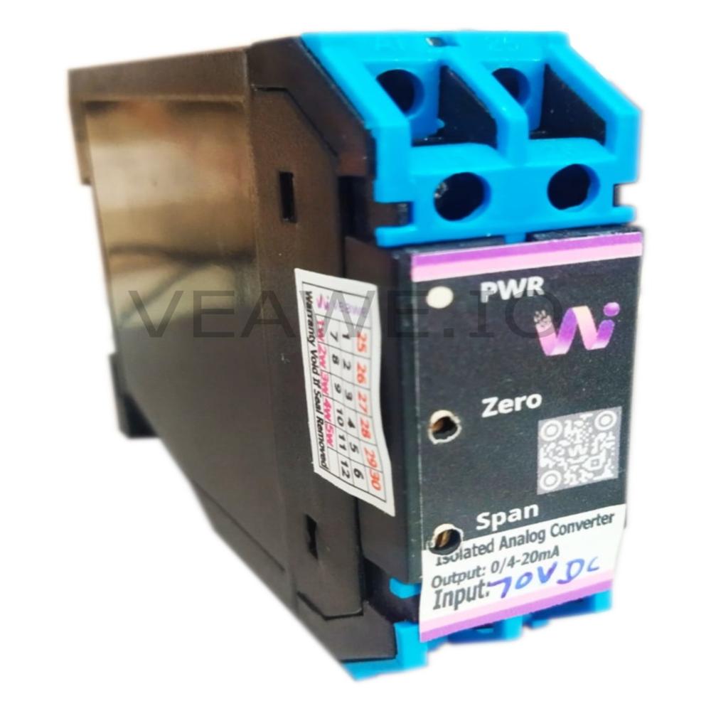 Isolated Analog Signal Converter 70v To 20ma - Color: Black