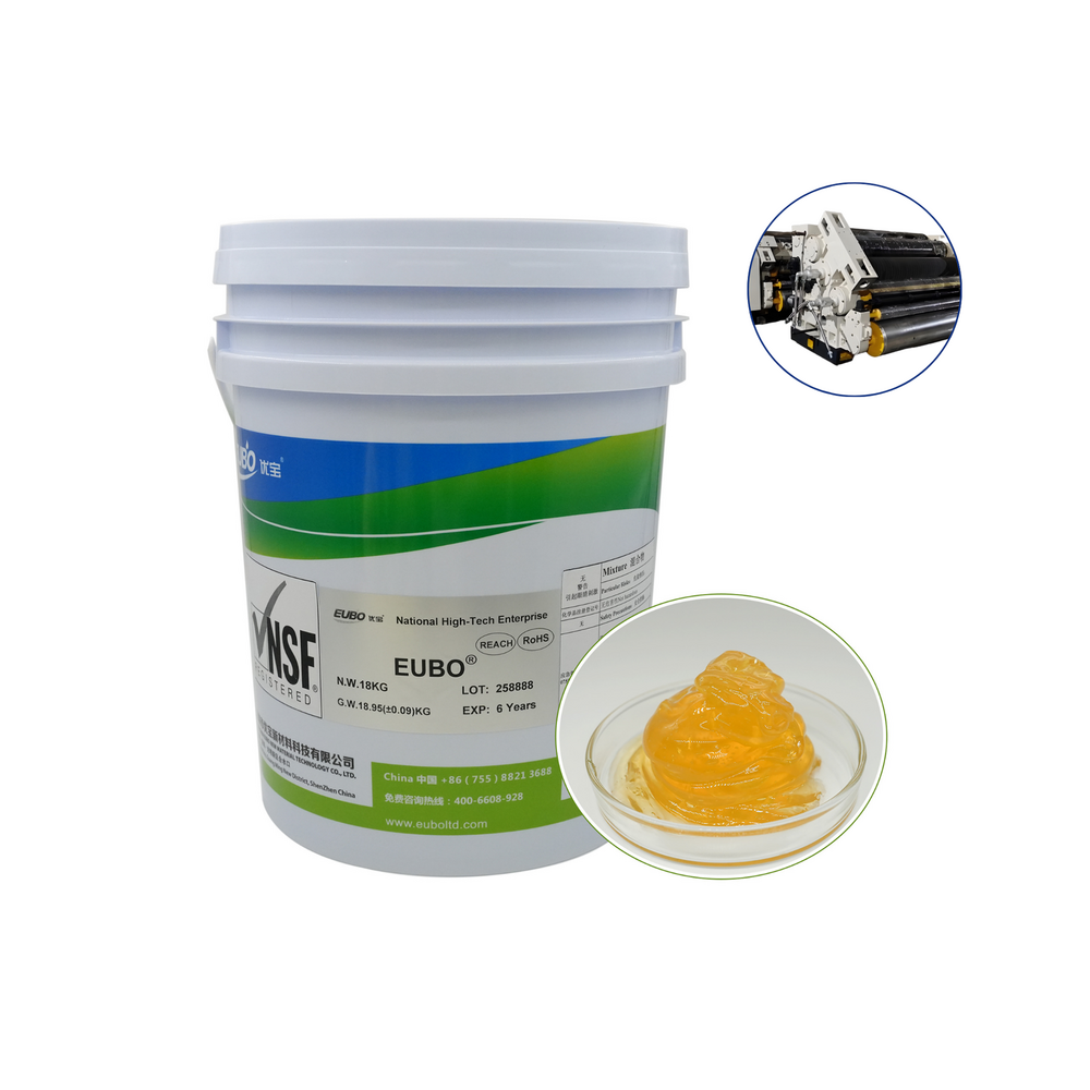 EUBO High-Temperature Fluorine Grease for Packaging and Corrugated Paper Industry Heat Resistant Long-Lasting Anti-Wear