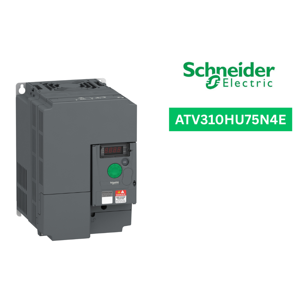 ATV310HU75N4E-variable speed drive, Easy Altivar 310, heavy duty, 7.5kW, 10hp, normal duty, 11kW, 15hp, 380 to 460V, without EMC